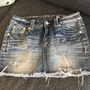 Miss Me Denim mini skirt size 27